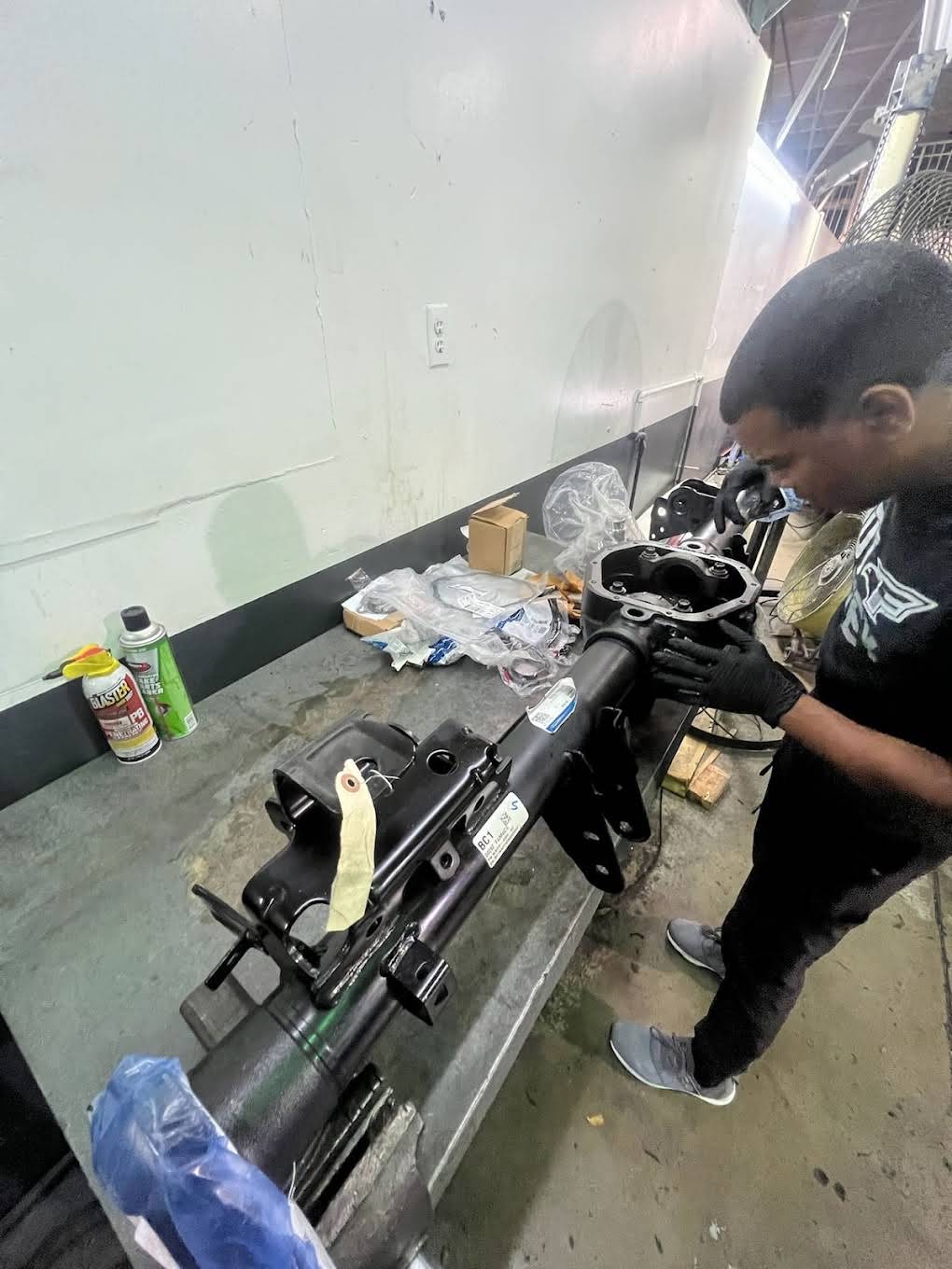 Professional auto technician at DS Proformance Miami Professional auto technician at DS Proformance Miami