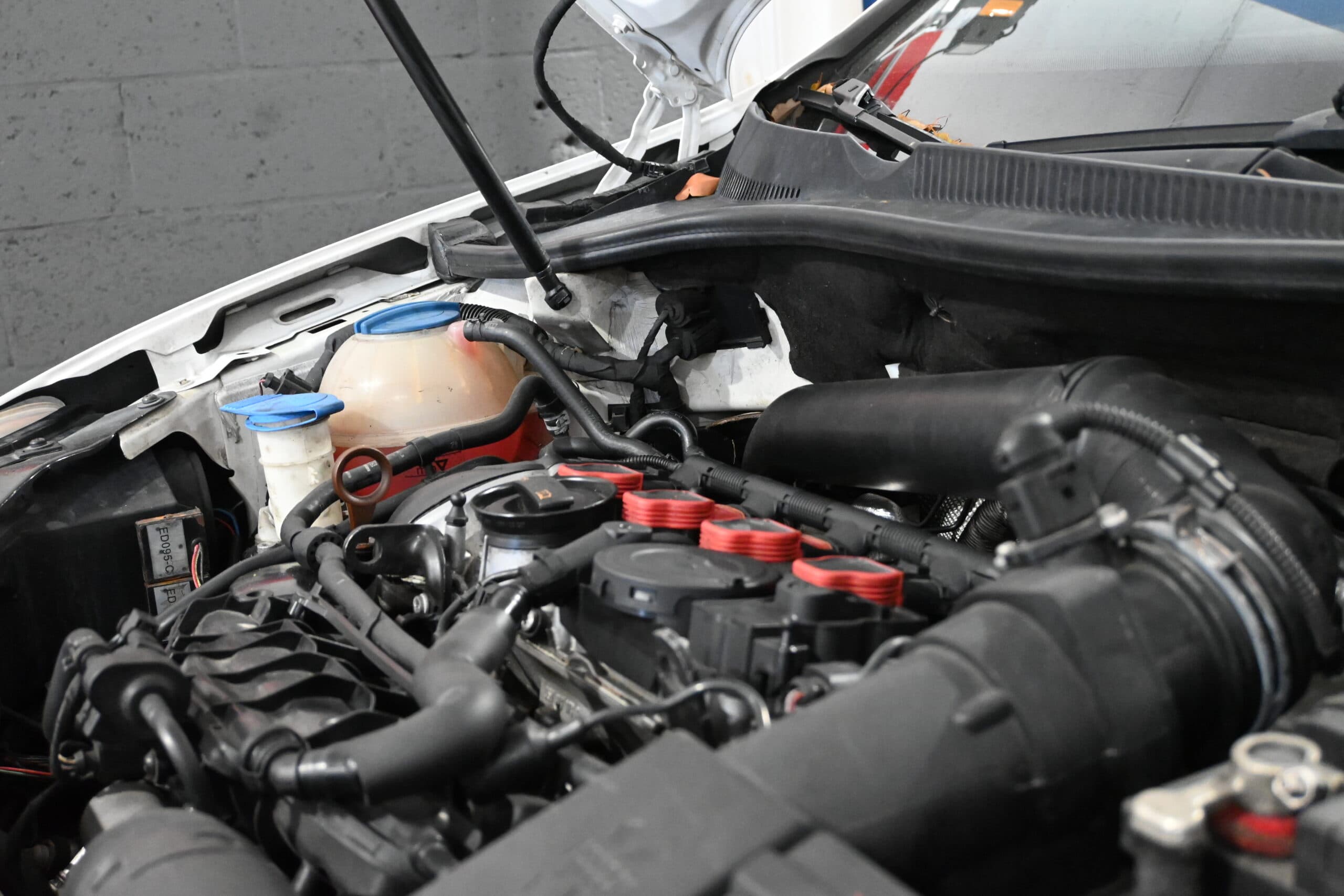 Close-up of engine work and diagnostics at DS Proformance Close-up of engine work and diagnostics at DS Proformance