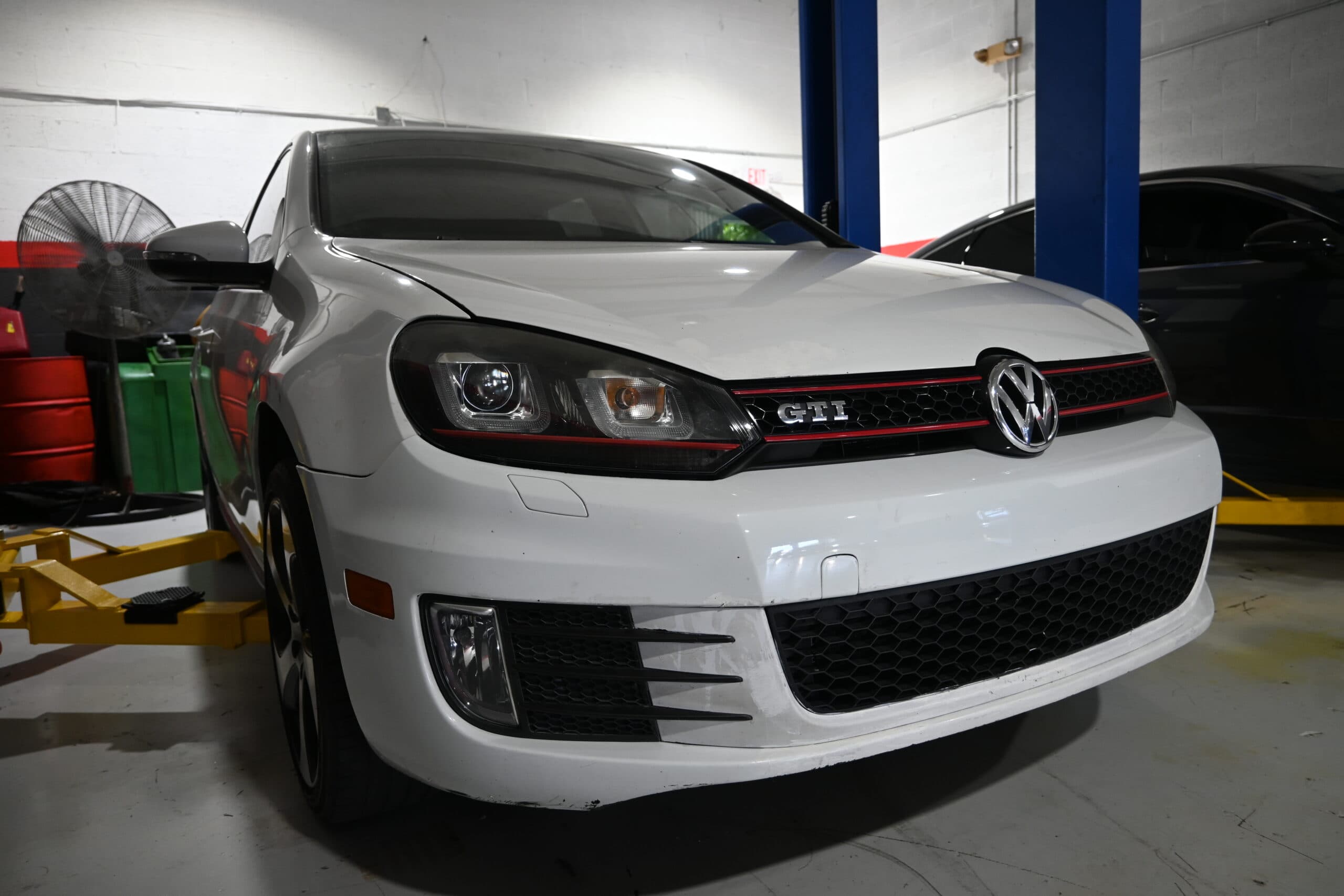 Volkswagen GTI side angle view at DS Proformance Volkswagen GTI side angle view at DS Proformance